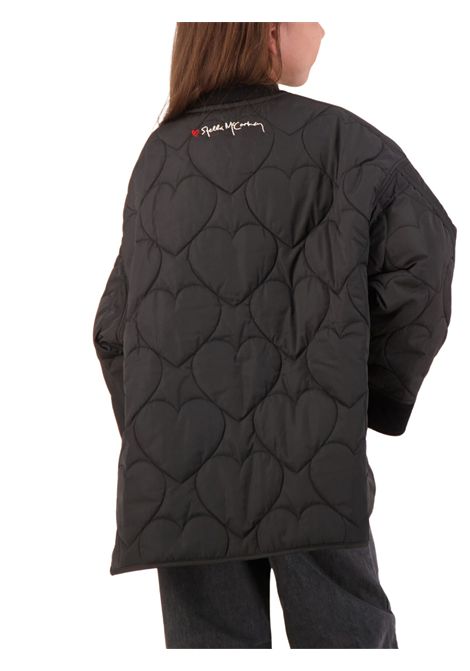 Black double-fabric jacket for girls STELLA MC CARTNEY | TX2B97/ANNERO